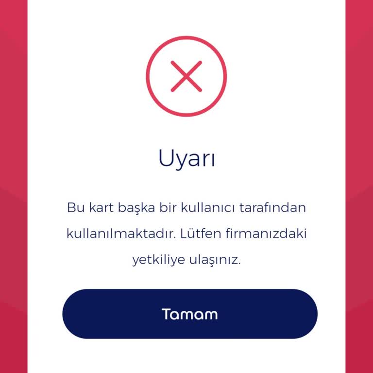 Ticket Restaurant Kartım Başka İsimle Kayıtlı Olduğu İçin Uygulamaya Giremiyorum