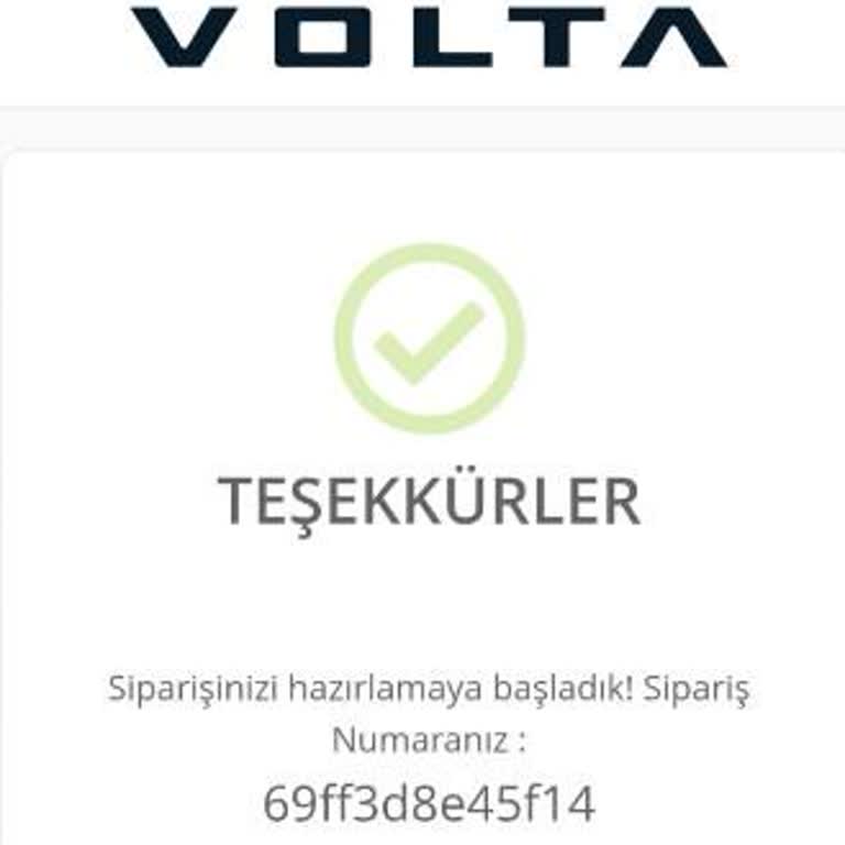 Volta Sipariş Takibi Ve İletişim Eksikliği Nedeniyle Yaşanan Gecikme Şikayeti