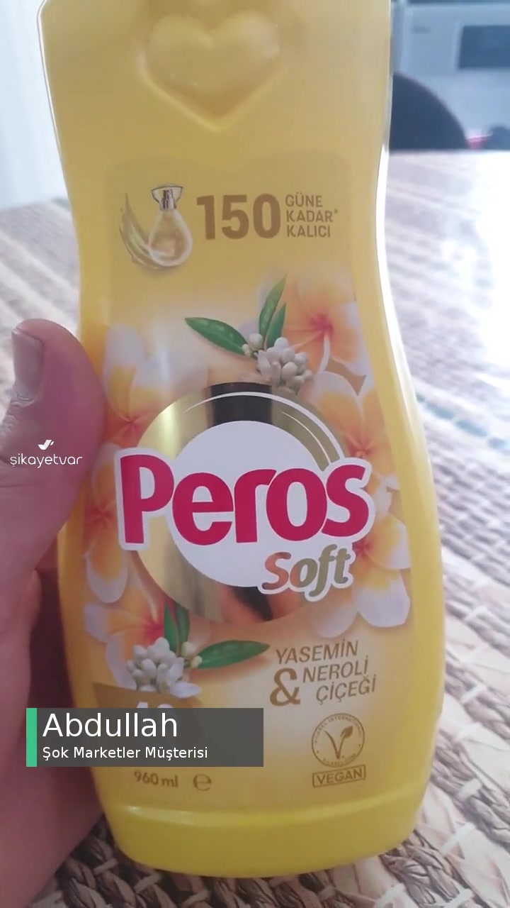 Şok, Peros Soft Yumuşatıcı Su Kıvamında videonun kapak resmi