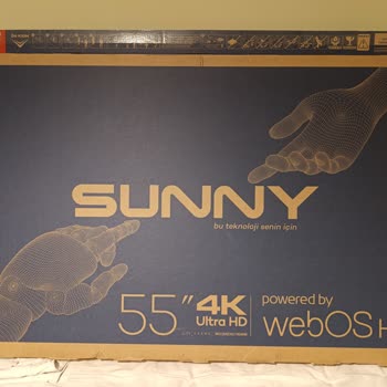 Hepsiburada'dan Alınan Sunny Televizyonun Kutu Hasarı Ve Yetersiz Çözüm