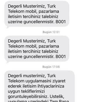 İzin Olmadan Gelen Tanıtım SMS'leri Ve Müşteri Hizmetlerinden Çözüm Talebi