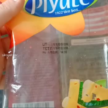 Piyale Makarnadan Plastik Çıktı