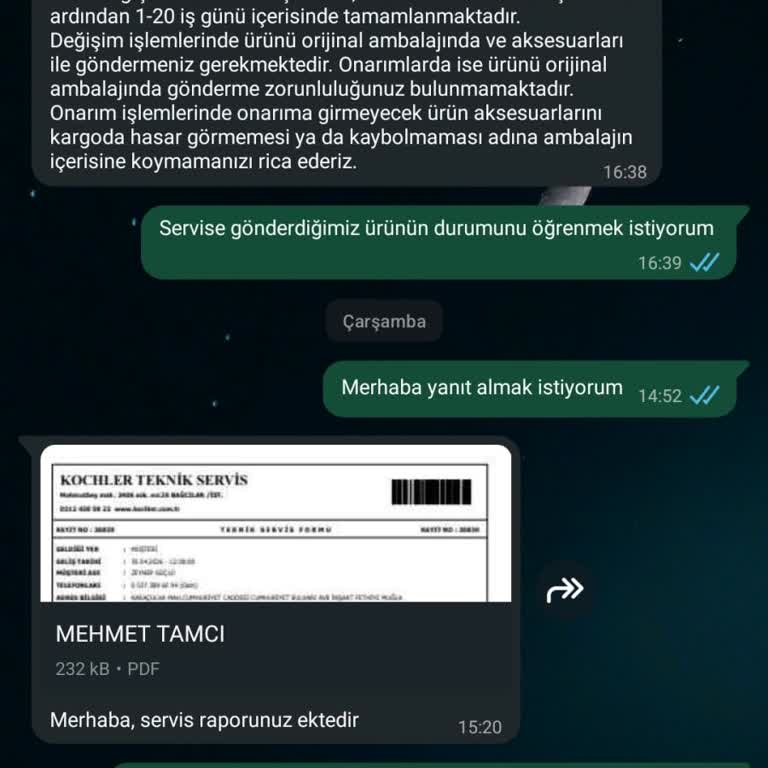 Garanti Kapsamındaki Ürün Yanlış Kişiye Sevk Edildi, Acil Açıklama Talebi