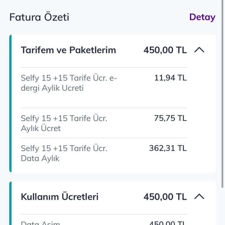 Kapatılmış Mobil Veri Sonrası 120 MB Aşım Ücreti Haksız Faturada