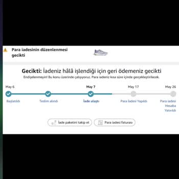 Amazon’da Kullanılmamış Adidas Ayakkabı İade Talebimin Haksız Reddi