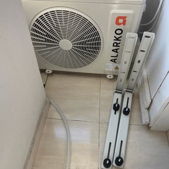 Alarko Klima Dış Ünitesi Yanlış Montajı Ve Kısa Elektrik Kablosu Güvenlik Riski