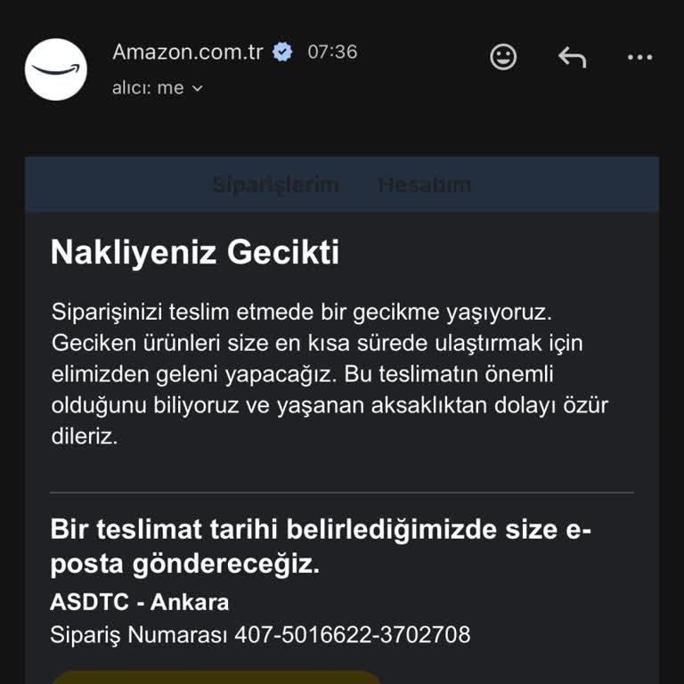Pazartesi Kargoda Vaadi Boş Bırakıldı, Ürün Hasarlı Ve Stok Sorunu