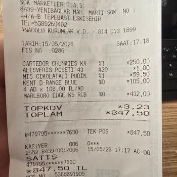Şok Market'te Satın Alınan Üründe Kıl Tespiti Hijyen Şikayeti Ve İade Talebi