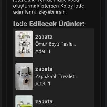 İade Kodu İptal Edildi, Kargo Gelmedi Ve Süre Aşımı Mağduriyeti
