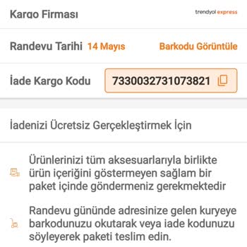 İade Kodu İptal Edildi, Kargo Gelmedi Ve Süre Aşımı Mağduriyeti