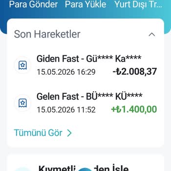 Alıcı Hesabının Bloke Olması Nedeniyle 2000 TL Yatırım İadesi Talebi