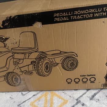 Eksik Römorklu Traktör Oyuncağı Hemen Gönderilsin