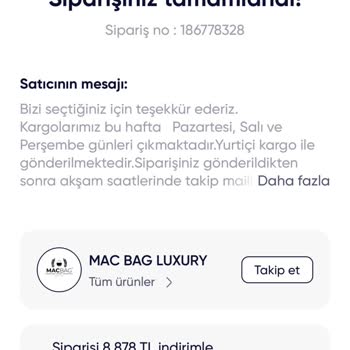 Siparişimde Yanlış Çanta Gönderildi, Şirketle İletişim Kurulamıyor