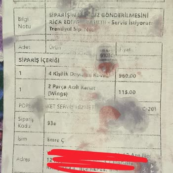 Yanlış Sipariş Ve Eksik İade İçin Tam Geri Ödeme Talebi