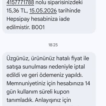 Hepsiburada’da Yanlış Fiyat Gerekçesiyle Tek Taraflı Sipariş İptali Ve Yetersiz Müşteri Hizmeti