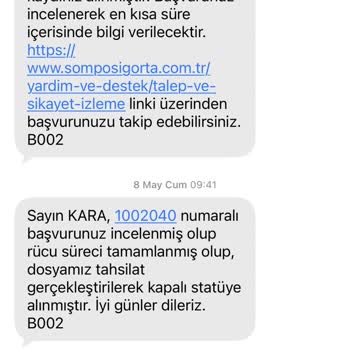 Sompo Sigorta Rücu İşlemini Tamamlamıyor, Tramer Kaydı Hatalı