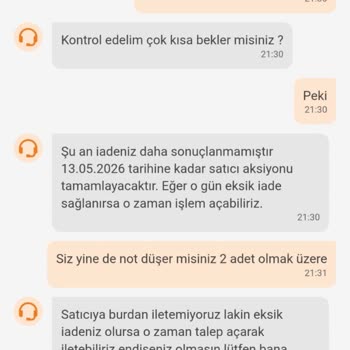 Trendyol'da Tek İade Kodu Nedeniyle İade Sorunu Ve Geciken Para İadesi