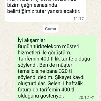 Türk Telekom’da Söz Verilen 325 TL Tarife Yerine 425 TL Fatura