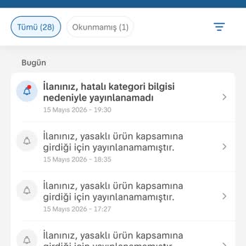 Yasaklı Uyarısı Nedeni Belirtilmeden Motosiklet İlanı Yayınlanamıyor