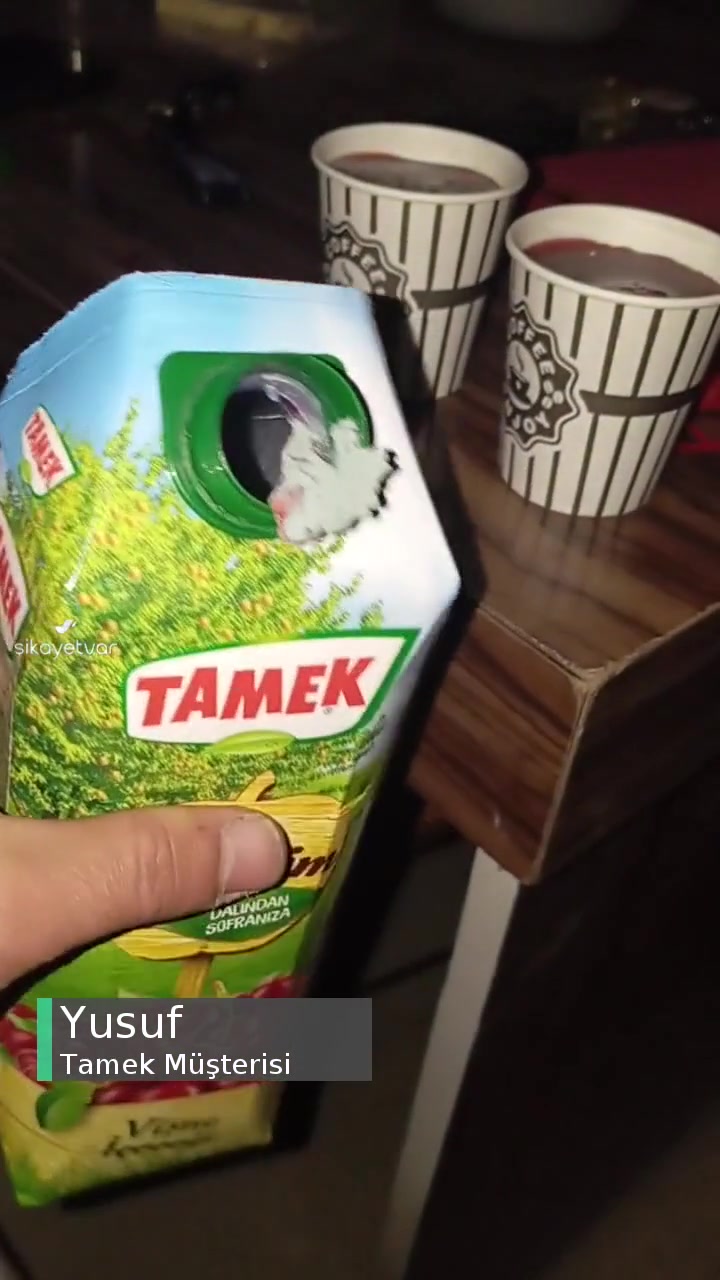 Tamek İçecek Aldık Küflenmiş videonun kapak resmi