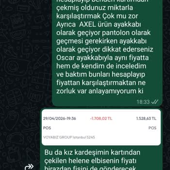Lufian Beylikdüzü Mağazasında 10.000 TL Fazla Tahsilat Ve Şeffaf Açıklama Talebi