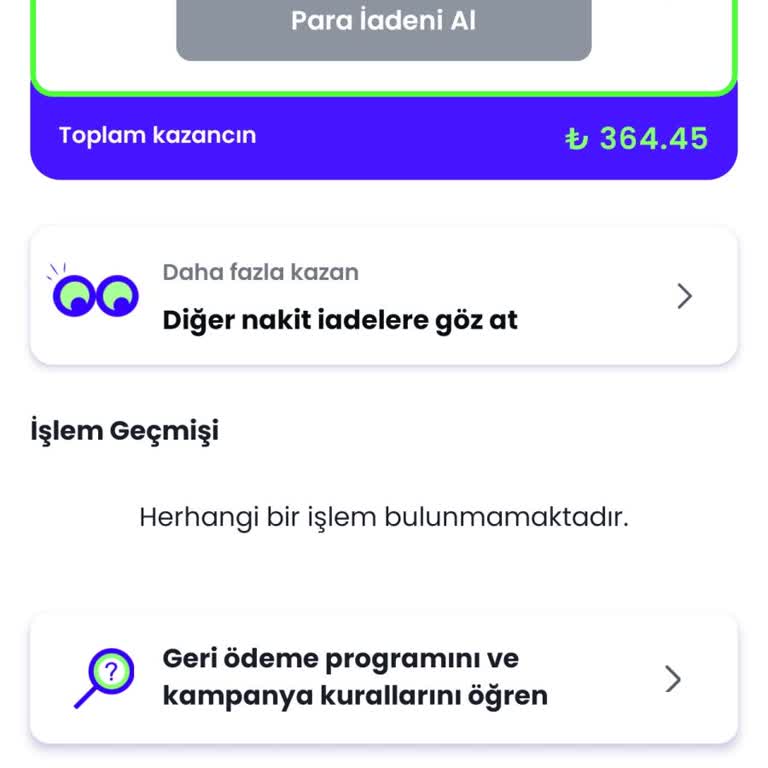 Bana Bak Kampanyasında Eksik İade Tutarı