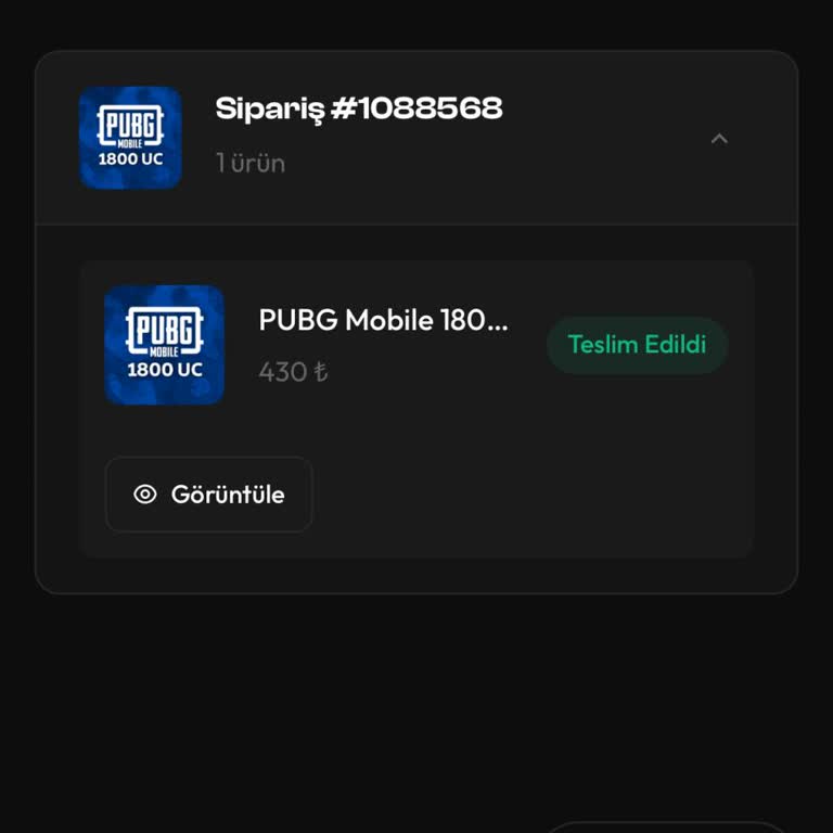 Ödenen 430 TL'ye Karşılık Sadece 120 UC Yüklendi, Hızlı Düzeltme Talebi
