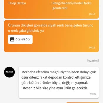 Yanlış Ürün Gönderildi, Ücret İadesi Reddedildi