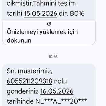 Aras Kargo'nun 360 TL'lik Yanıltıcı Teslimatı Ve Düğün Elbisesinin Gecikmesi