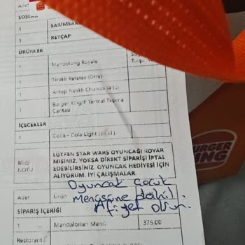 Migros Üzerinden Burger King Siparişlerinde Yanlış Ürün Gönderimi Ve Müşteri İhmaline Karşı Şikayet