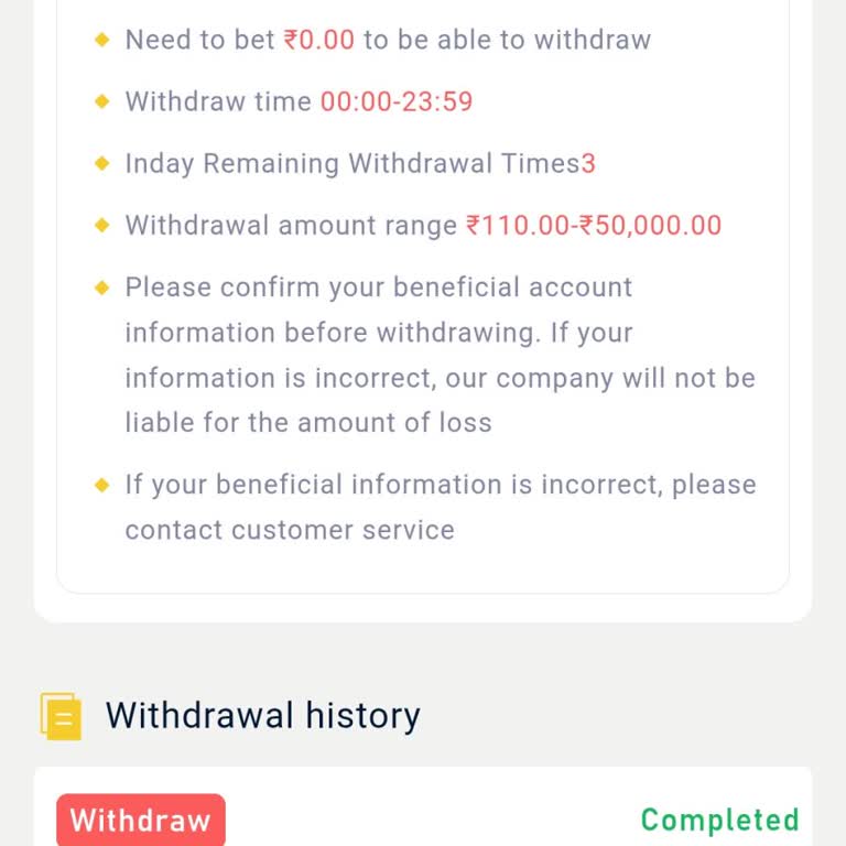 In999 Has Not Credited My ₹2,300 Withdrawal to My Bank Account