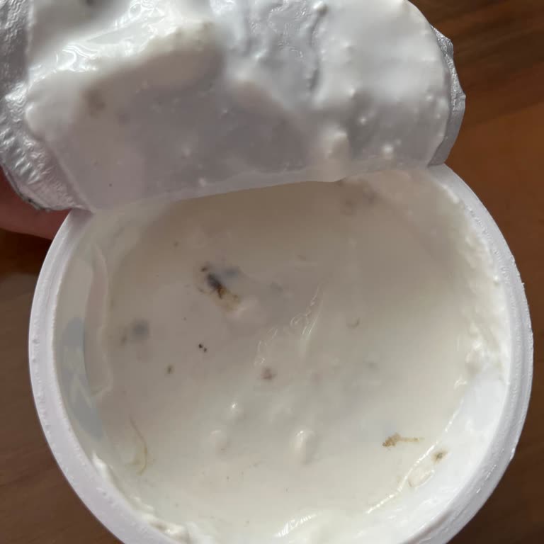 Getir'den Alınan Sek Quark Yoğurtta Siyah Parçalar İçin Hijyen Ve Sağlık Endişesi
