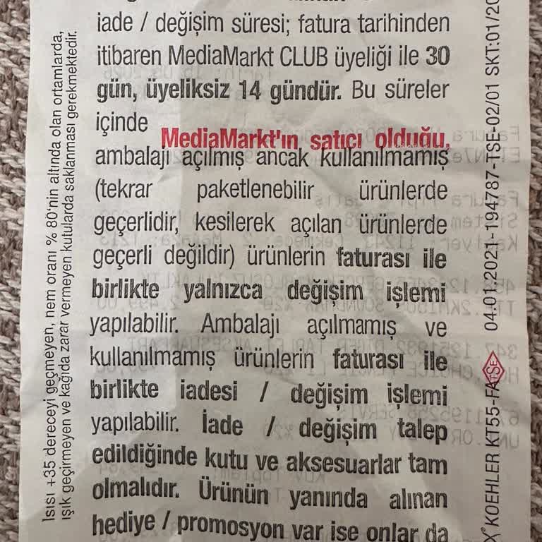 Açılmış Ambalajlı Kulaklıkta Baş Ağrısı Şikâyeti Ve Değişim Talebinin Reddedilmesi