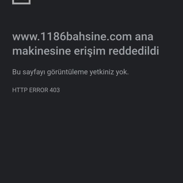 Ana Makine Erişimi Engellendiği İçin Hesaba Giriş Yapamıyorum