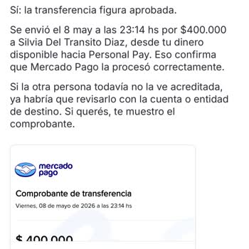 Transferencia de dinero no reflejado en cuenta 1Win, solicito solución