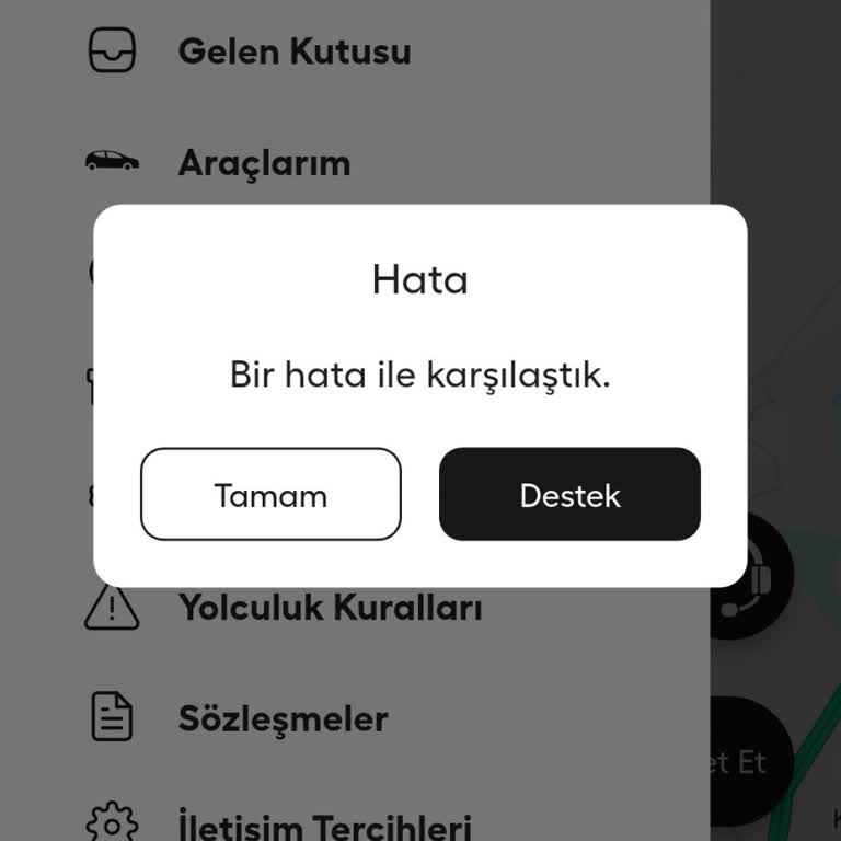 Tag Sürücü Uygulamasında Apple Cihazı Giriş Hatası Ve Destek Bulamama