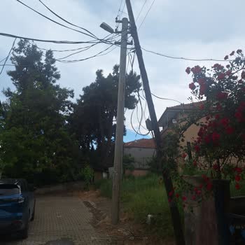 Yalova’da Tehlikeli Telekom Direği İçin Acil Müdahale Talebi