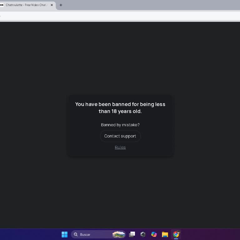 Cuenta Chatroulette bloqueada injustamente, solicito revisión y reactivación