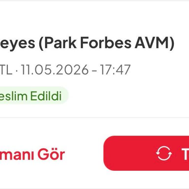 Teslim Alınmayan Sipariş Teslim Edildi Olarak Görüntüleniyor