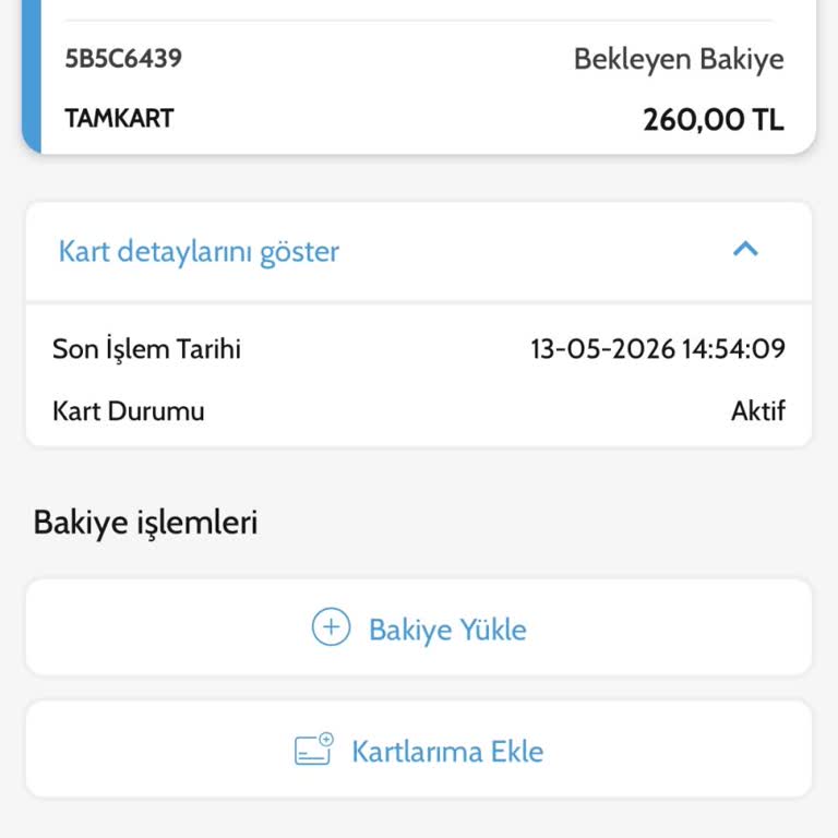 Diyarbakır Kart Yüklenen Tutar “Güncel Bakiye” Kısmına Yansımadı