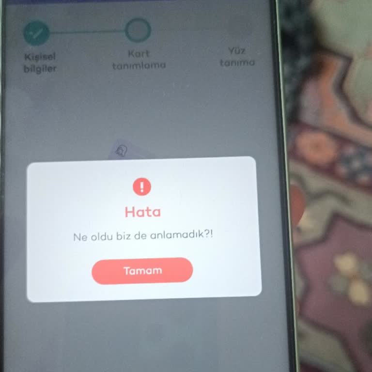 Kimlik Doğrulama Hatası: Yemek Siparişi Verilemiyor