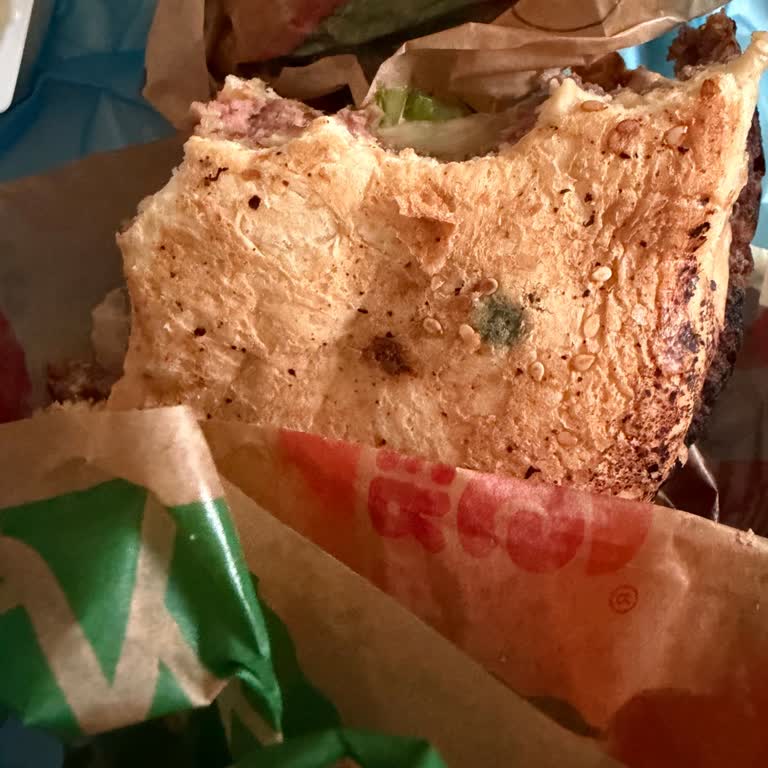 Erciş Burger King Şubesinde Küflü Ekmek Ve Geri Dönüşsüz Şikayet