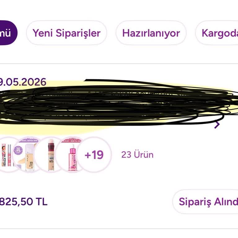 Kargosu Gelmeyen Makyaj Siparişi İçin Acil Çözüm Talebi