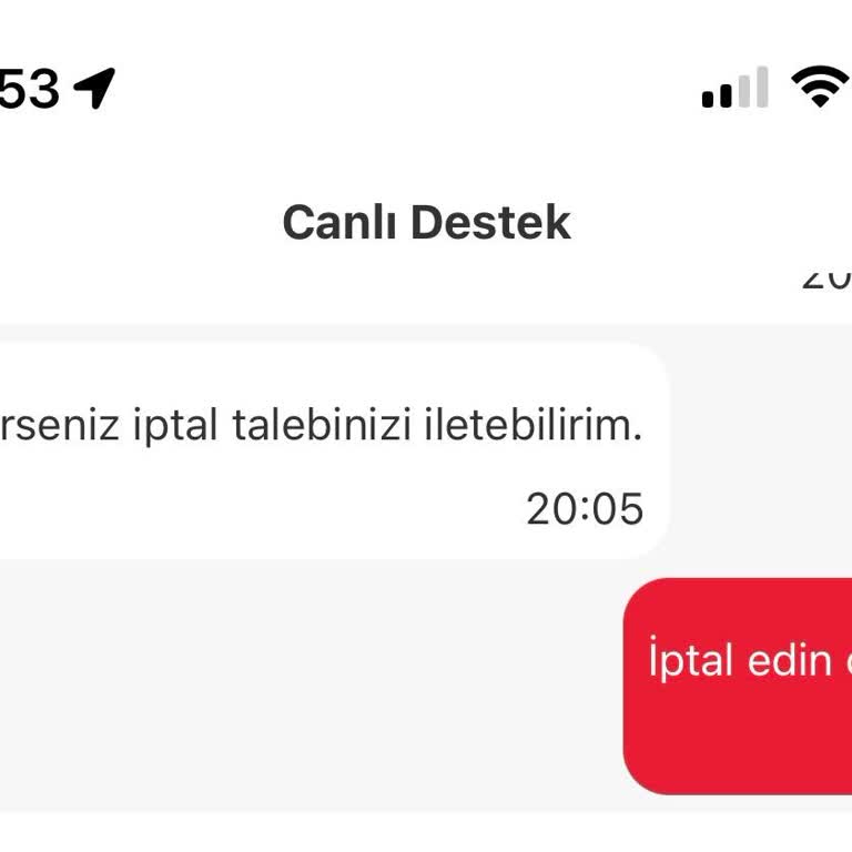 Tıkla Gelsin'de İptal Talebi Geri Ödeme Yapılmadı Ve Müşteri Temsilcisi Yanıltıcı Açıklama Yaptı