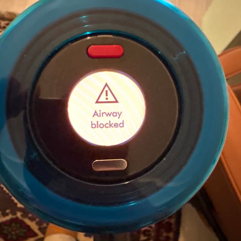 Dyson V16 Piston Animal Süpürge: Sürekli Airway Blocked Uyarısı