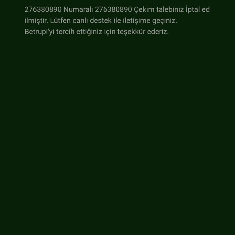 Betrupi Bahis Sitesi Kayıp Bonusunu Çevirdikten Sonra Çekim Reddedildi