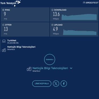 TurkNet 50 Mbps Taahhütünü Yerine Getirmiyor Ve Hız Sorunu Çözülmedi