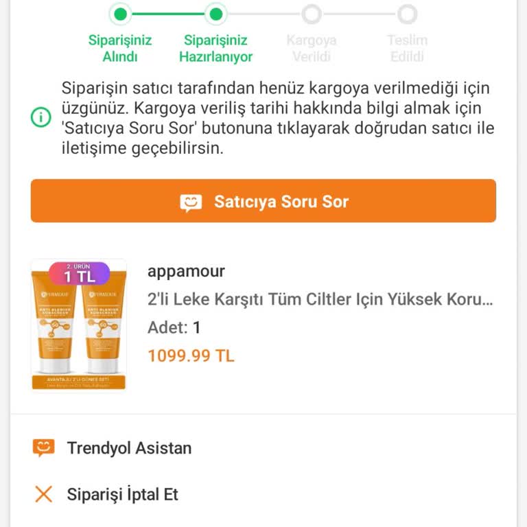 Ödeme Alındı, Sipariş Kargoya Verilmedi Ve Teslimat Tarihi Geçti