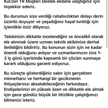 Kucoin Piyasa Dışı Fiyatlarla İşlem Ve 650.000 TL Zararın Geri Ödemesi