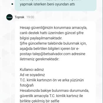 Şifre Bloke Hatası Nedeniyle 21.600 TL Kazancım Ödenmedi Ve Hesabım Açılmıyor